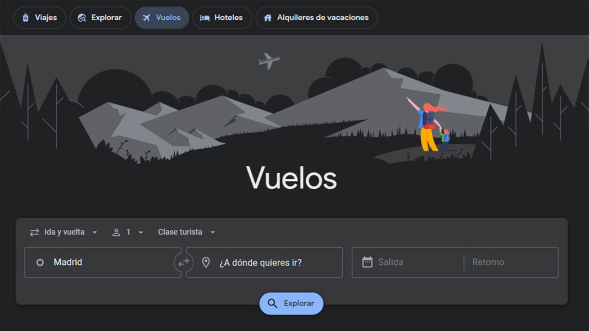10 webs o apps para encontrar chollos y viajes baratos en verano de 2024 3 Webs o apps para encontrar chollos y viajes baratos en verano de 2024: Google Travel