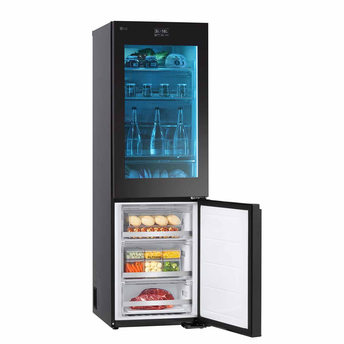 LG MoodUP, un frigorífico con tecnología InstaView y paneles LED para darle un toque festivo a tu cocina 3 moodup lg