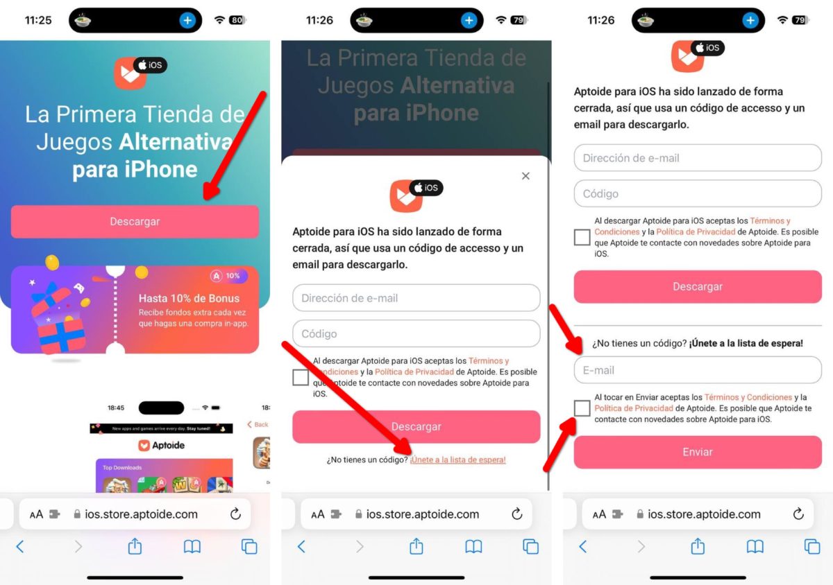 Cómo descargar e instalar la tienda de aplicaciones Aptoide en el iPhone 2 pasos-para-obtener-acceso-previo-a-aptoide
