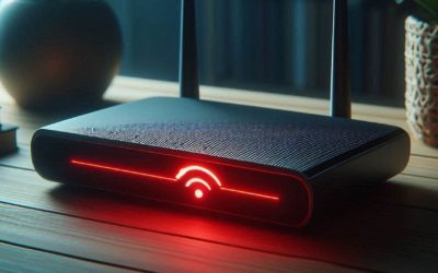 Luz roja del router encendida, qué significa y posibles soluciones