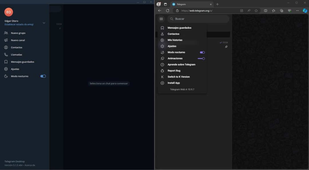 ¿Es mejor la versión web o la app de escritorio de Telegram ...
