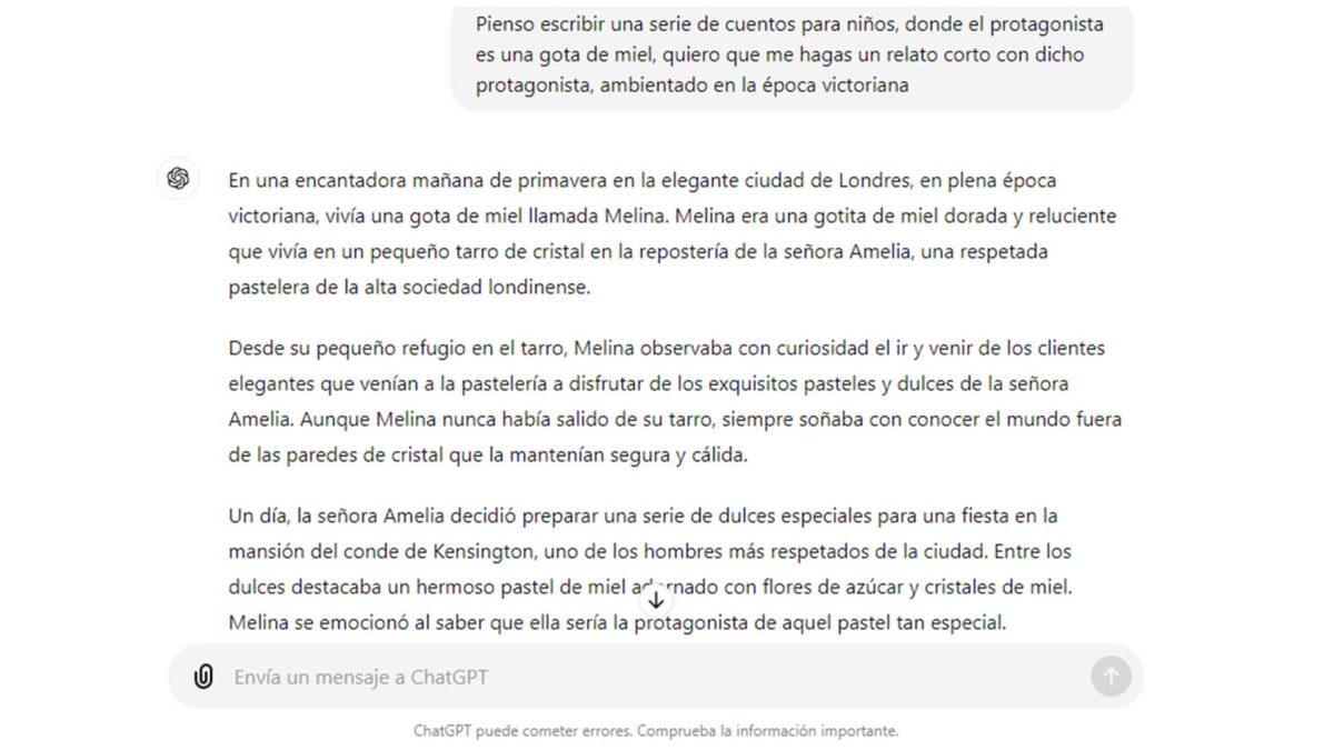 Trucos para ser más productivo con ChatGPT: guionista de historias 