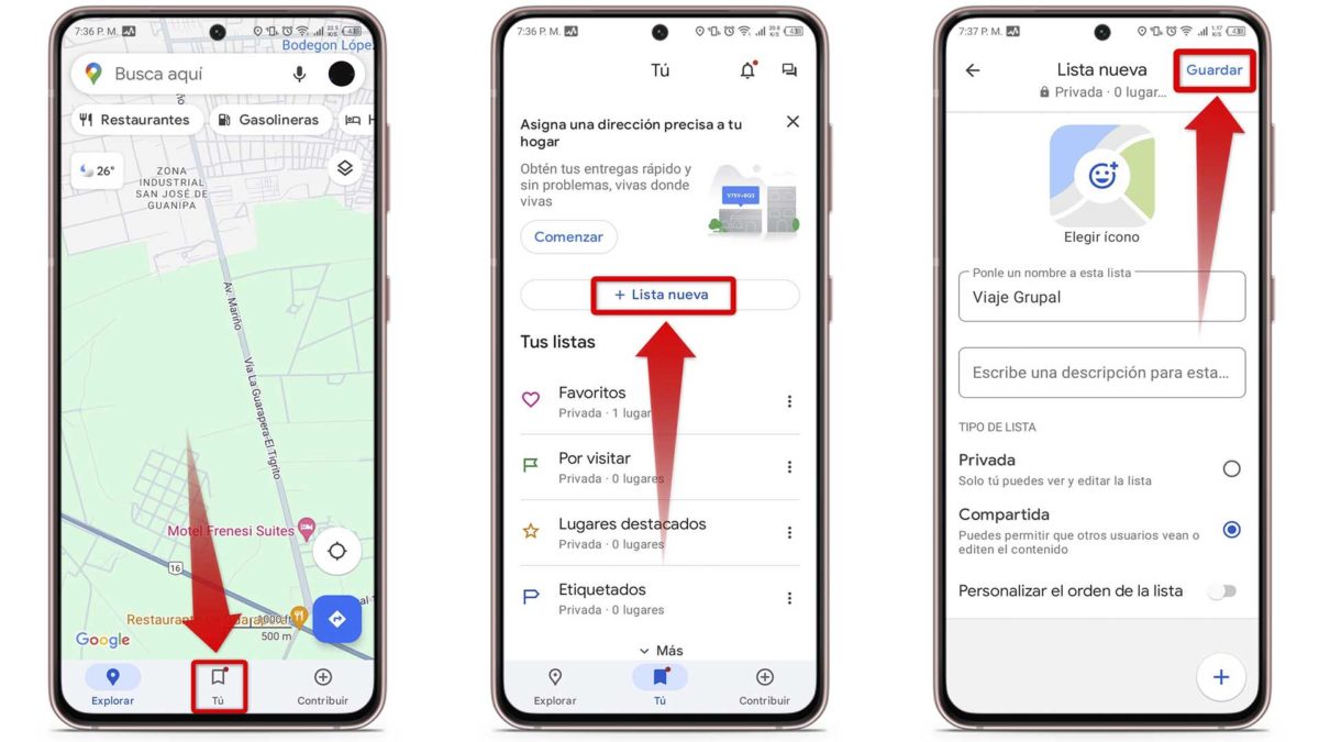 7 trucos que casi ningún conductor conoce de Google Maps: listas colaborativas