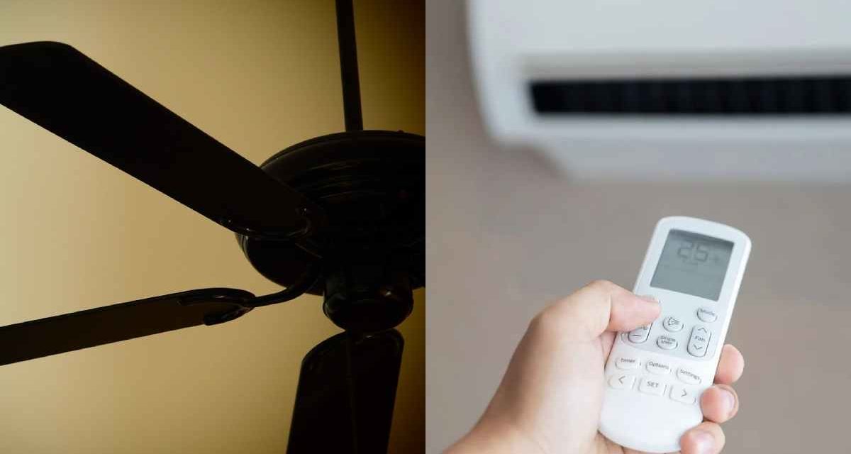 Aire acondicionado o ventilador de techo: ¿cuál es mejor en 2024?