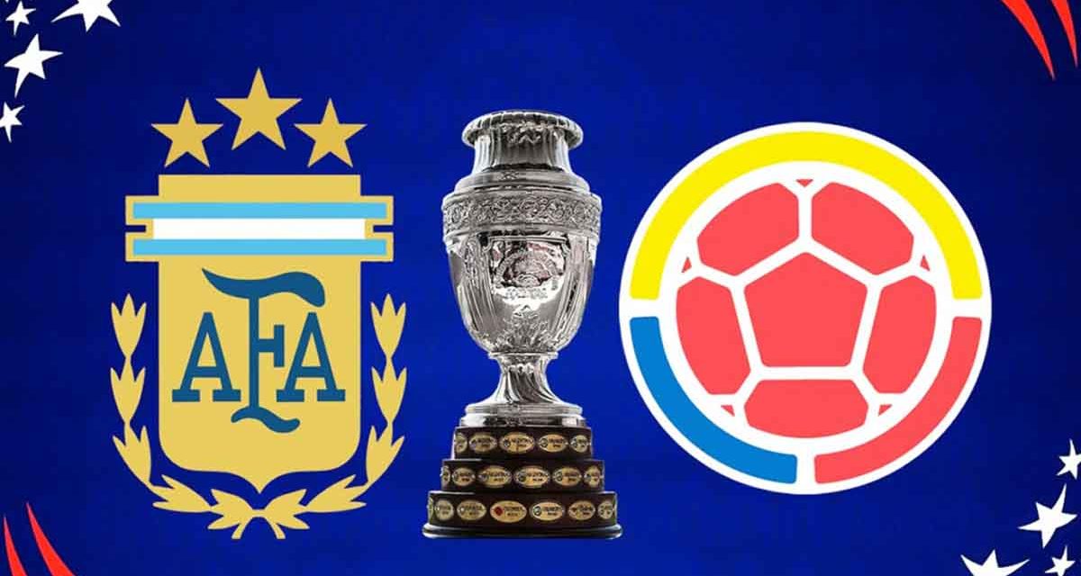 Horario y dónde ver por Internet la final Argentina-Colombia de la Copa América