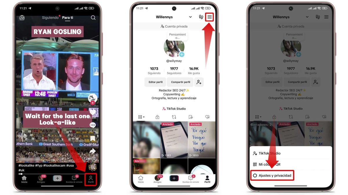 Así puedes saber quién ha visto tu perfil de TikTok