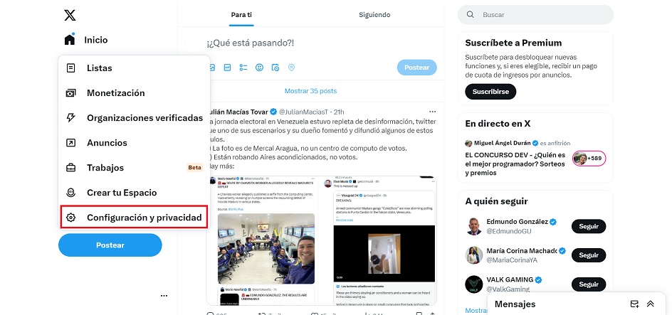 Elon Musk usa tus datos para entrenar su IA en Twitter; así puedes impedirlo 8 Elon Musk usa tus datos para entrenar su IA en Twitter impedirlo pasar cuenta publica privada paso 2