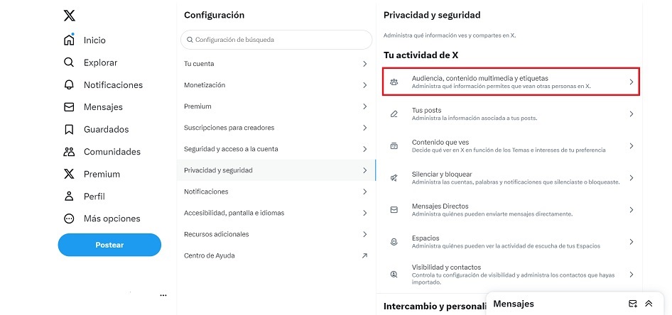 Elon Musk usa tus datos para entrenar su IA en Twitter; así puedes impedirlo 10 Elon Musk usa tus datos para entrenar su IA en Twitter impedirlo pasar cuenta publica privada paso 4