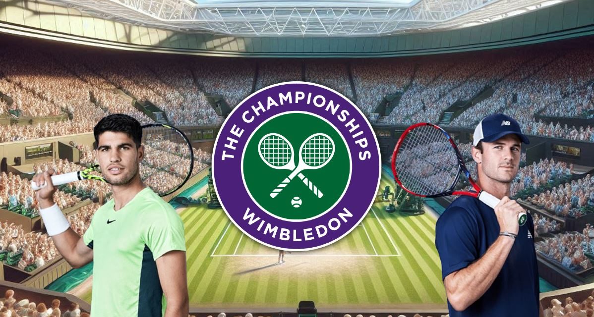 Horario y dónde ver por Internet el Carlos Alcaraz-Tommy Paul de cuartos de final de Wimbledon