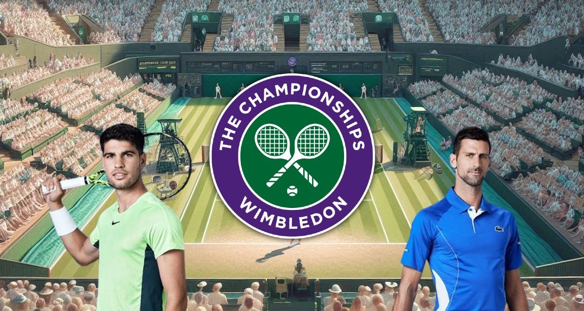 Horario y dónde ver por Internet la final Carlos Alcaraz-Novak Djokovic de Wimbledon