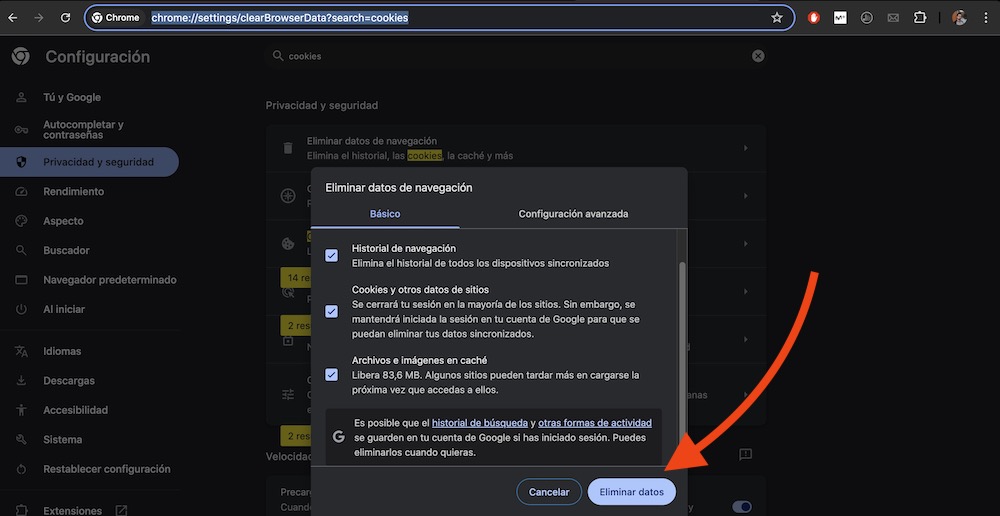 "La conexión no es segura", qué significa y cómo solucionar este problema en Google Chrome 3 Screenshot