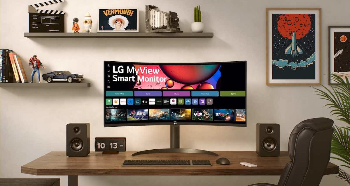 Este monitor de LG combina productividad y entretenimiento con funciones propias de Smart TV