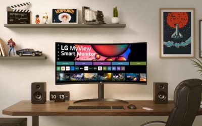 Este monitor de LG combina productividad y entretenimiento con funciones propias de Smart TV