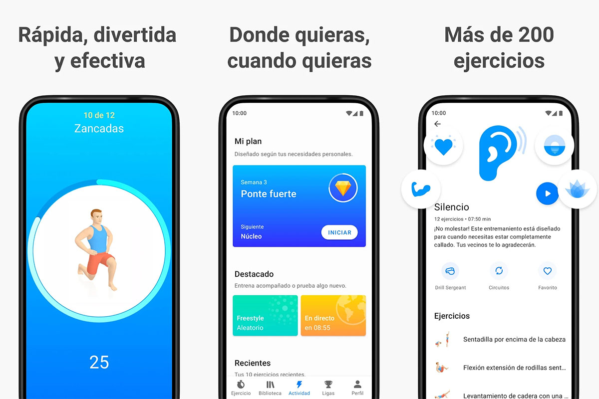 Las 8 mejores apps para ponerse en forma después del verano 5 Mejores apps para ponerse en forma después del verano: Seven: 7 minutos de ejercicio