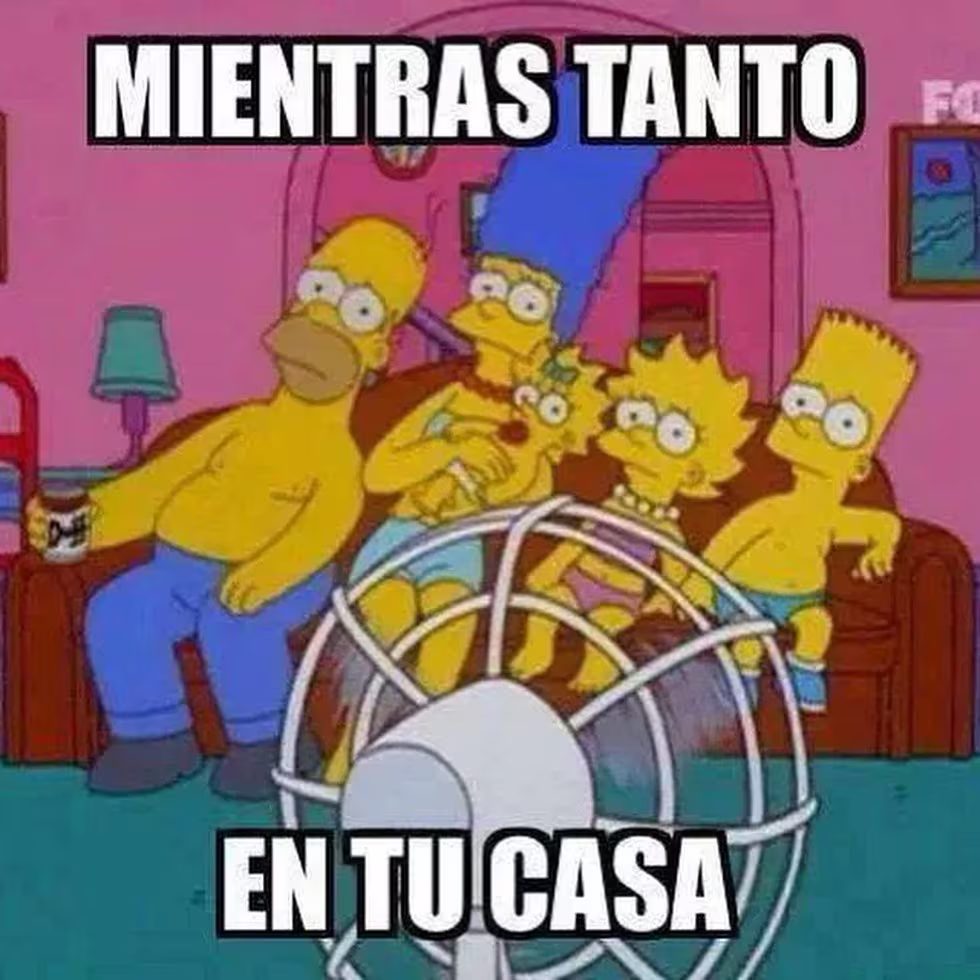 Los memes más divertidos de la primera ola de calor del verano 2024 6 Mejores memes de la primera ola de calor del verano 2024: reunión familiar calurosa