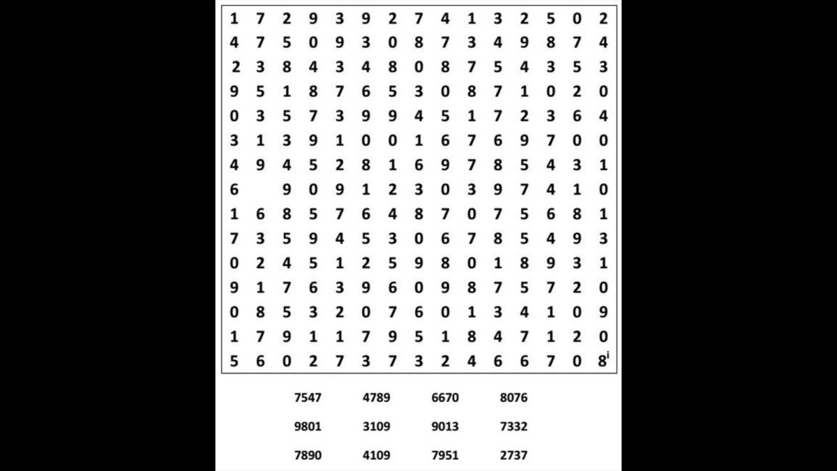 140 plantillas con pasatiempos para imprimir gratis en PDF 5 Plantillas con pasatiempos para imprimir gratis: sopa de números
