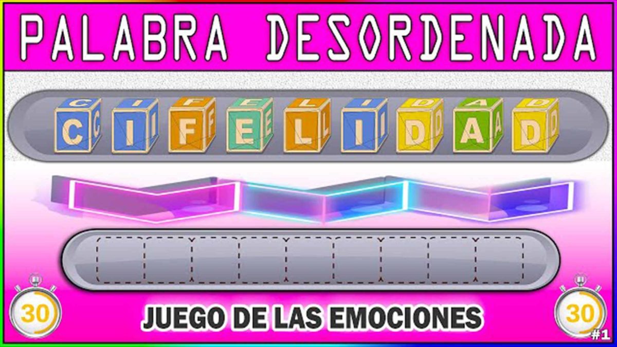 140 plantillas con pasatiempos para imprimir gratis en PDF 12 Plantillas con pasatiempos para imprimir gratis: palabras desordenadas