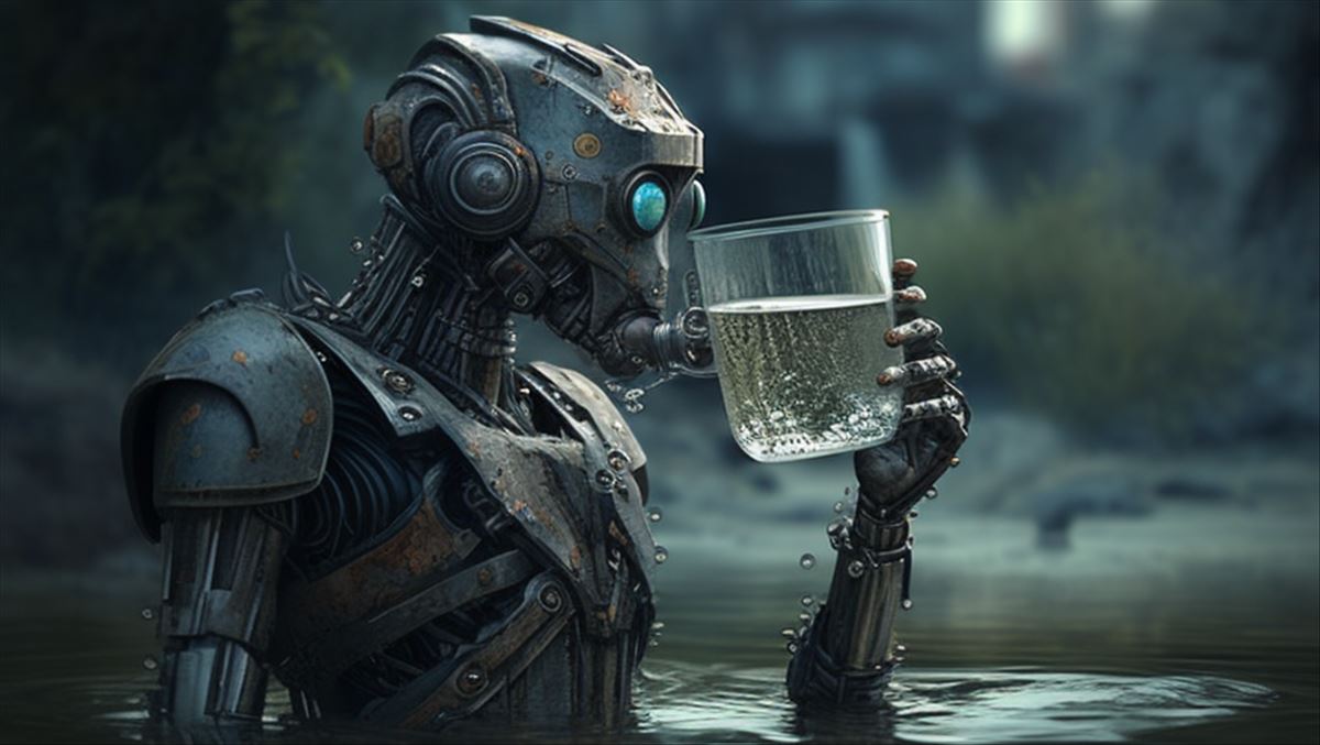 El peligro medioambiental de la IA: las emisiones de dióxido de carbono de Google se disparan 2 robot-bebe-agua