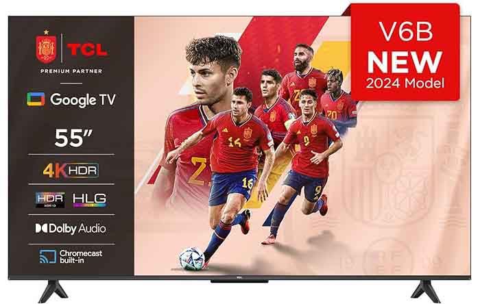 Las mejores ofertas de televisores TCL durante los Amazon Prime Days 4 TCL 55V6B