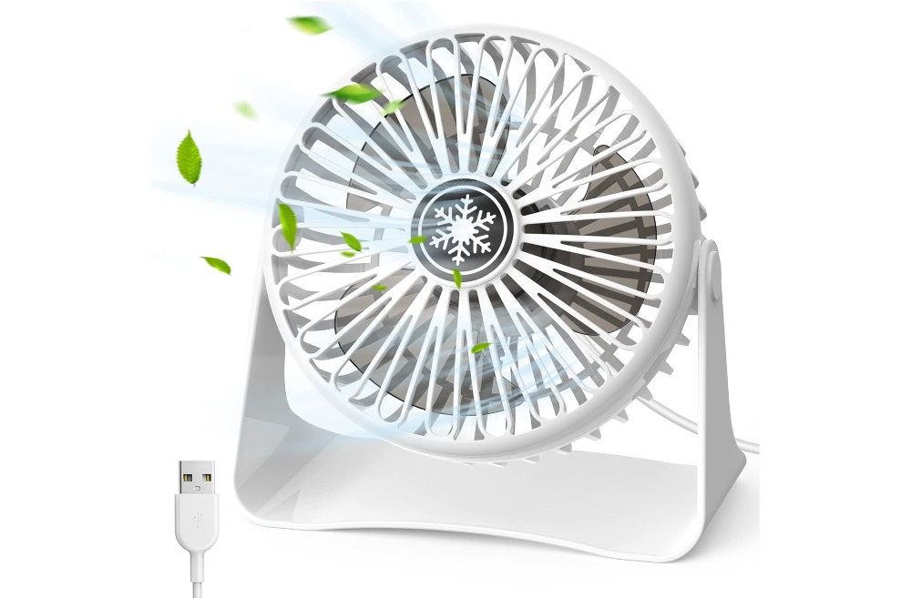 Los 7 mejores gadgets para no pasar calor este verano en la oficina o el despacho 7 ventilador de mesa portatil