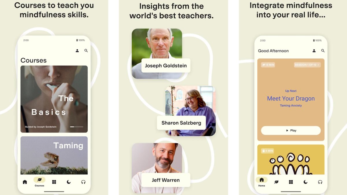 Las 9 apps que te recomiendo usar para que la vuelta al trabajo no sea tan dura 8 Apps que te recomiendo usar para que la vuelta al trabajo no sea tan dura: Ten Percent Happier Meditation
