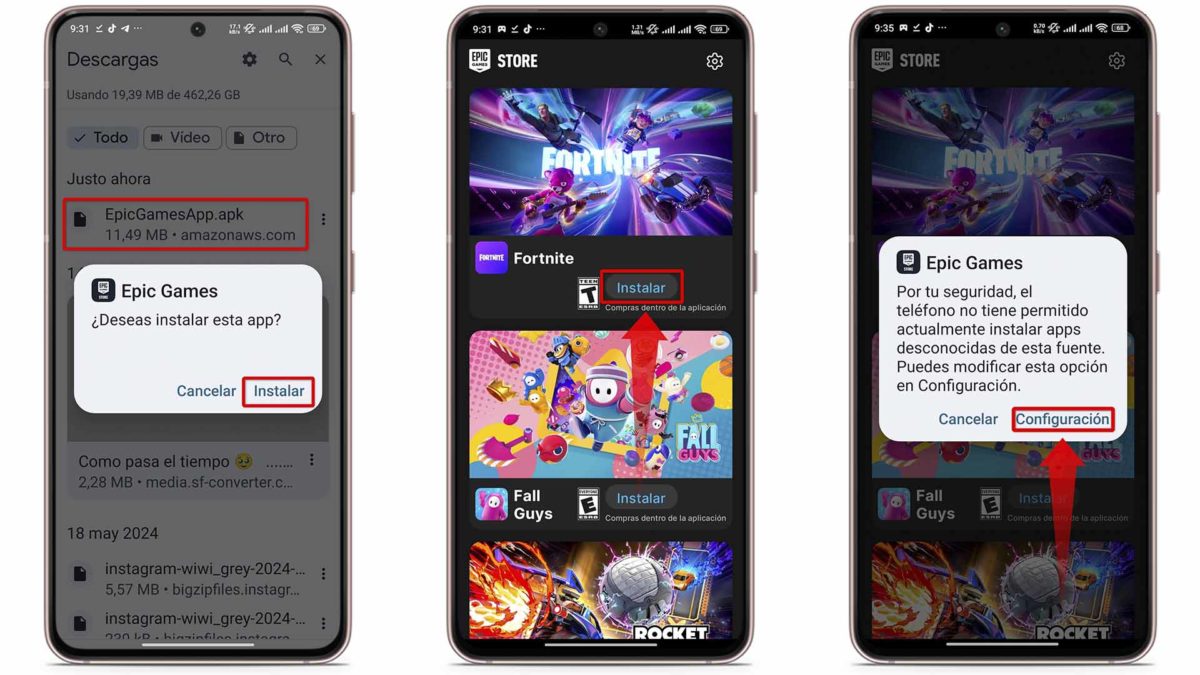 Instala Epic Games Store en tu Android
