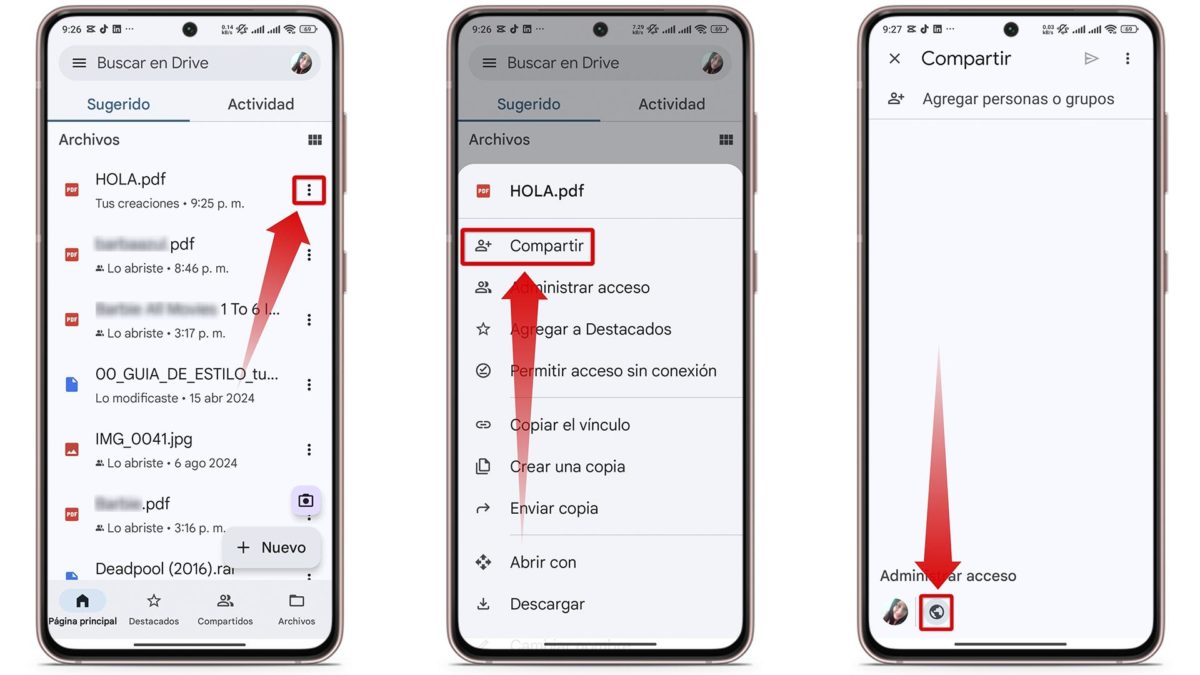 Cómo descargar películas, libros y series gratis y legal desde Google Drive 3 Pasos para evitar que cualquiera pueda ver tus archivos de Google Drive desde Android