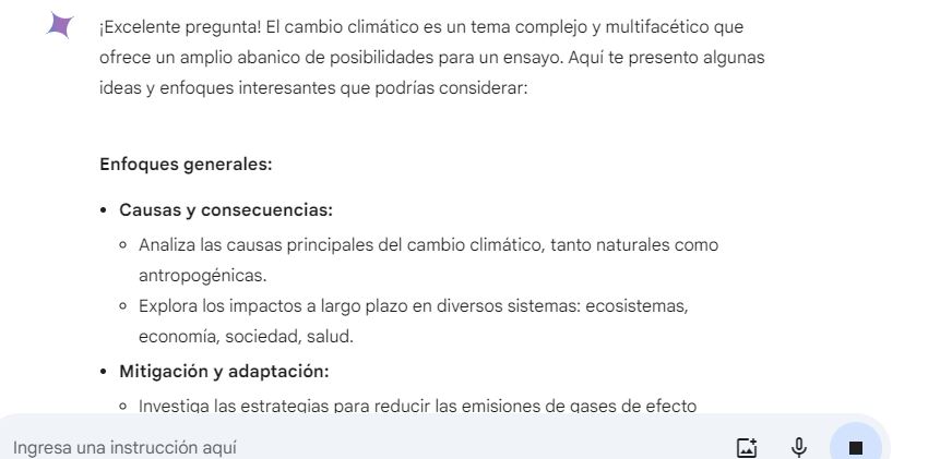 7 usos recomendables de la IA con ChatGPT y Gemini para estudiantes 2 ideas gemini