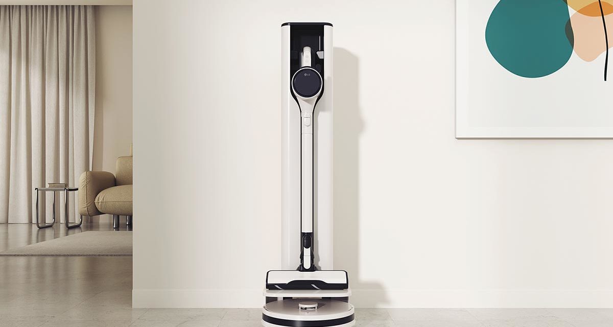 ¿Robot aspirador o aspirador de mano? LG lo une todo en el LG CordZero All-in-One Tower Combi