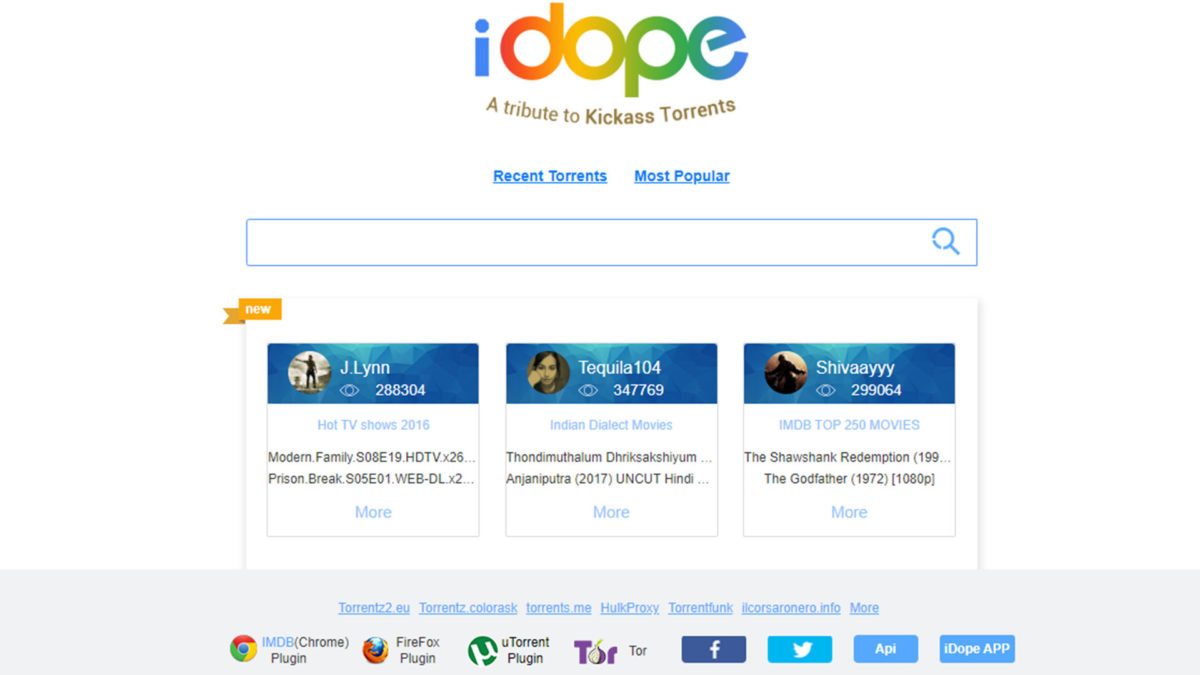 Mejores páginas para descargar archivos torrent que funcionan en España: idope