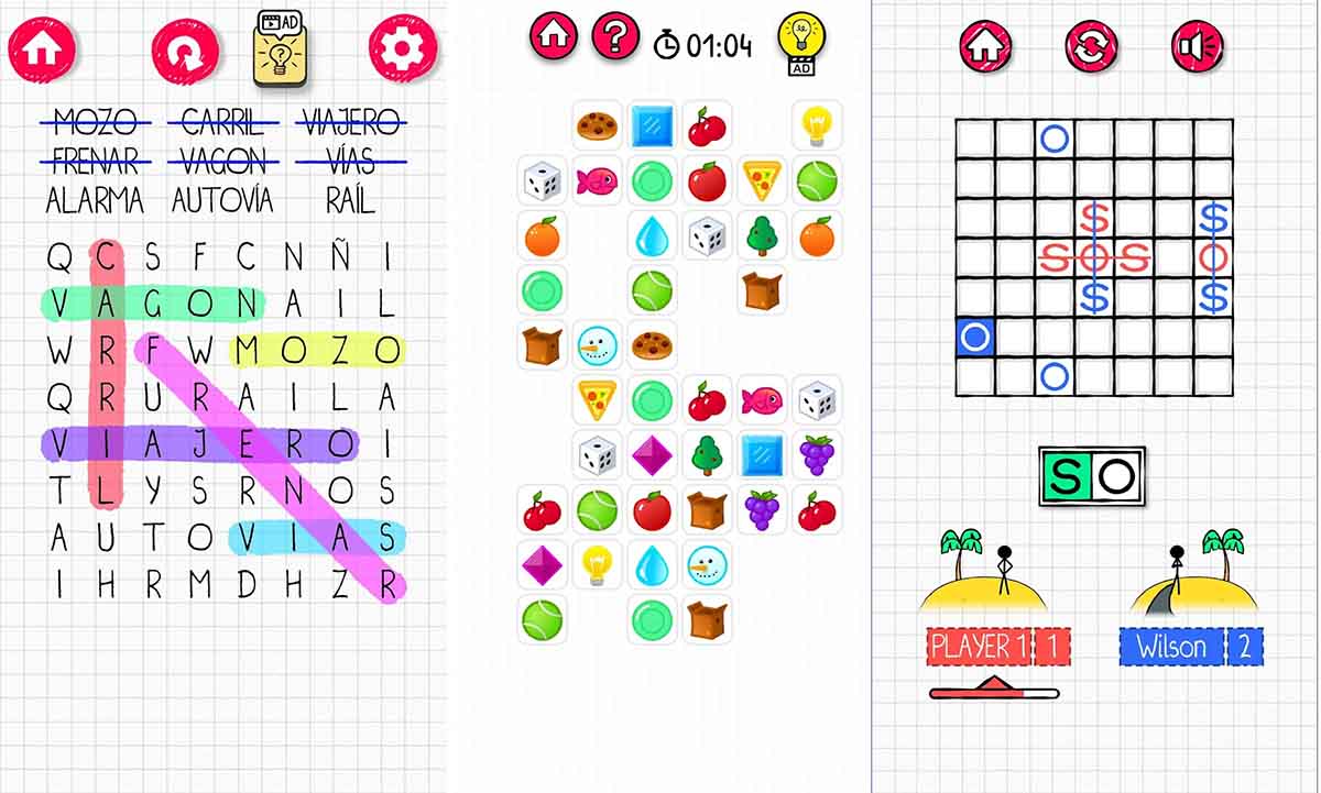 Los 7 mejores juegos de crucigramas y pasatiempos para descargar en el móvil 2 pasatiempos