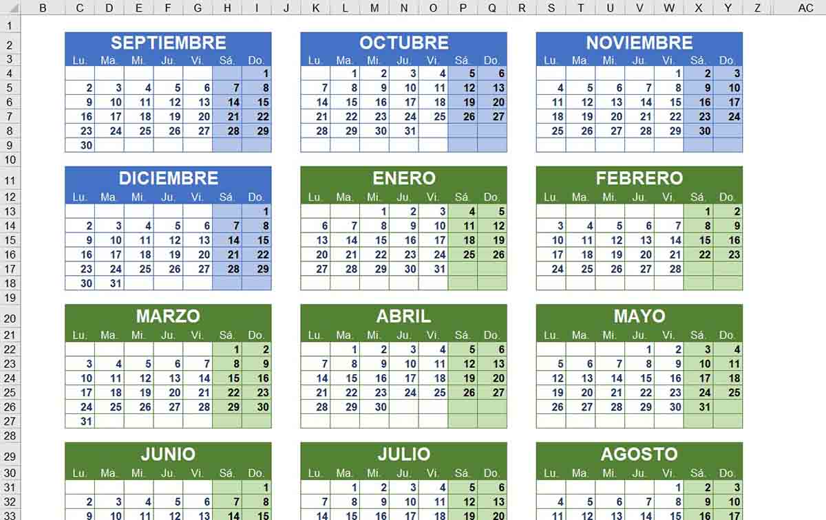 planillas excel