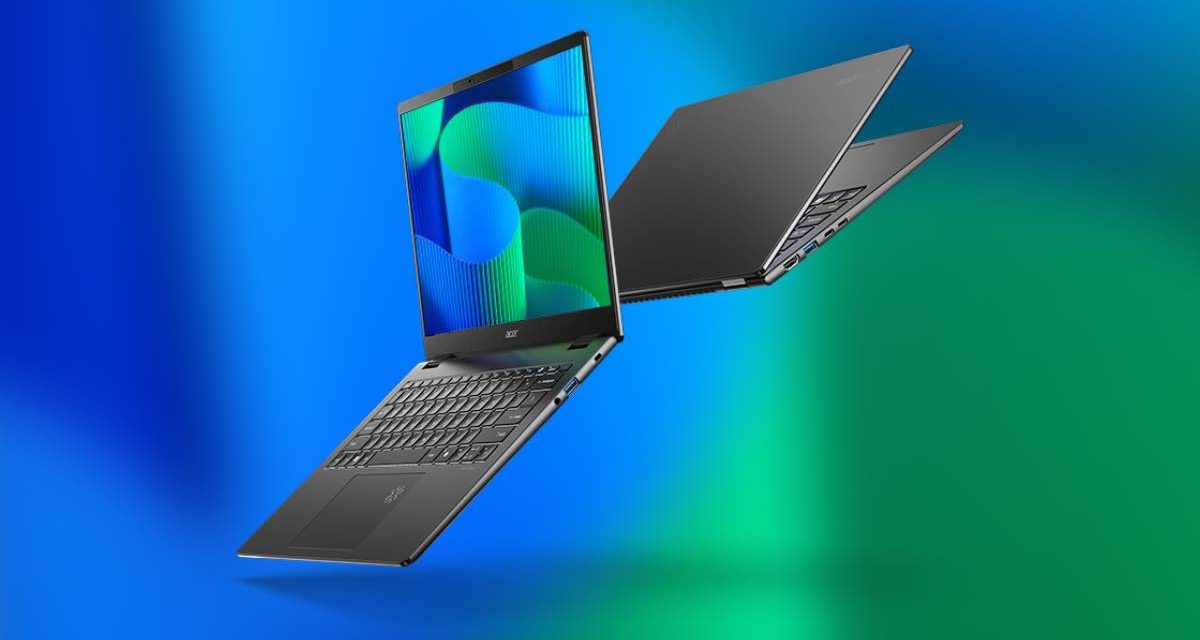 Fibra de carbono, resistencia militar y mucha IA en menos de 1 kg, Acer revoluciona los ultraportátiles