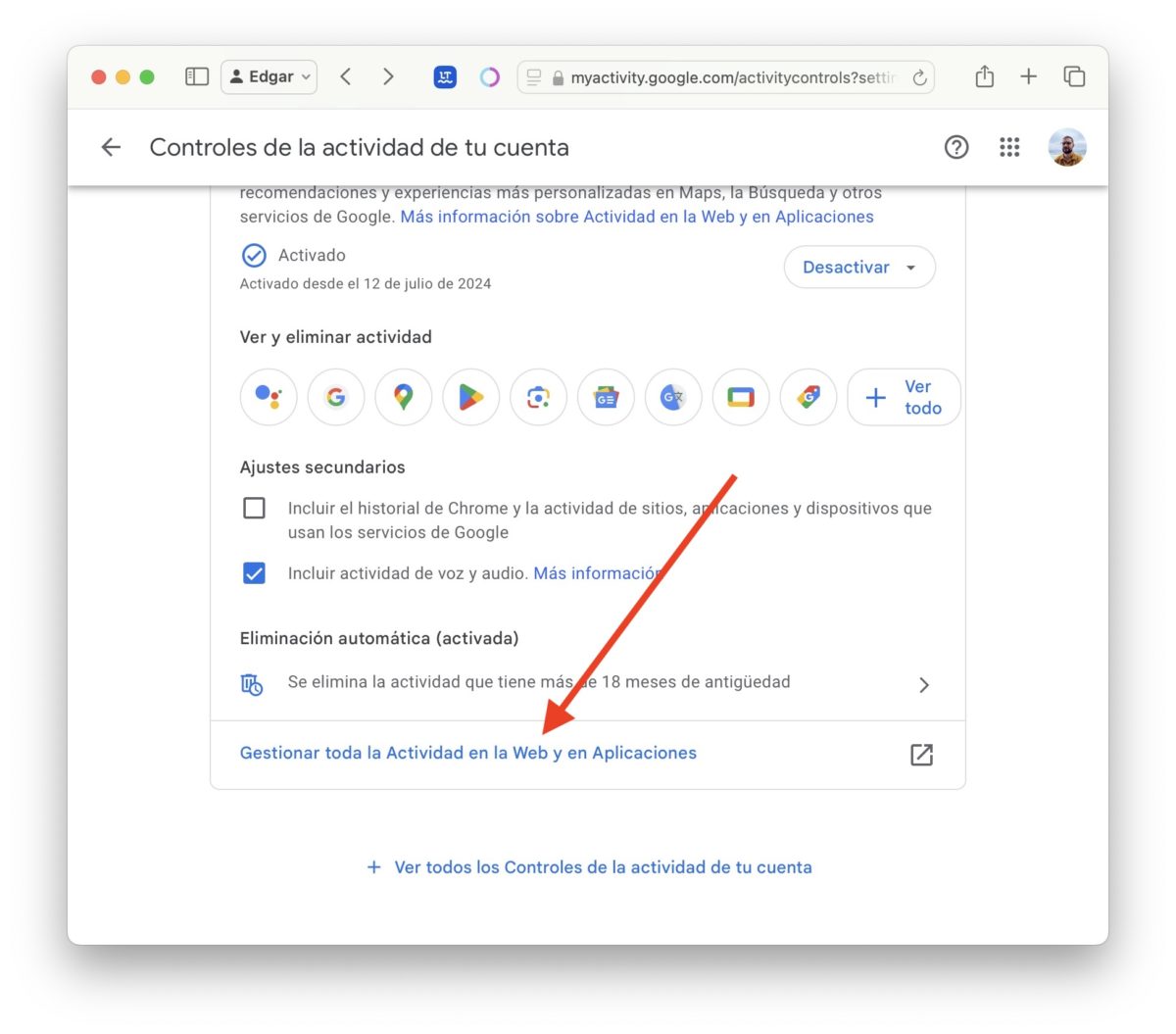 Así es como he reforzado mi privacidad eliminando mi actividad en la cuenta de Google 4 Así es como he reforzado mi privacidad eliminando mi actividad en la cuenta de Google