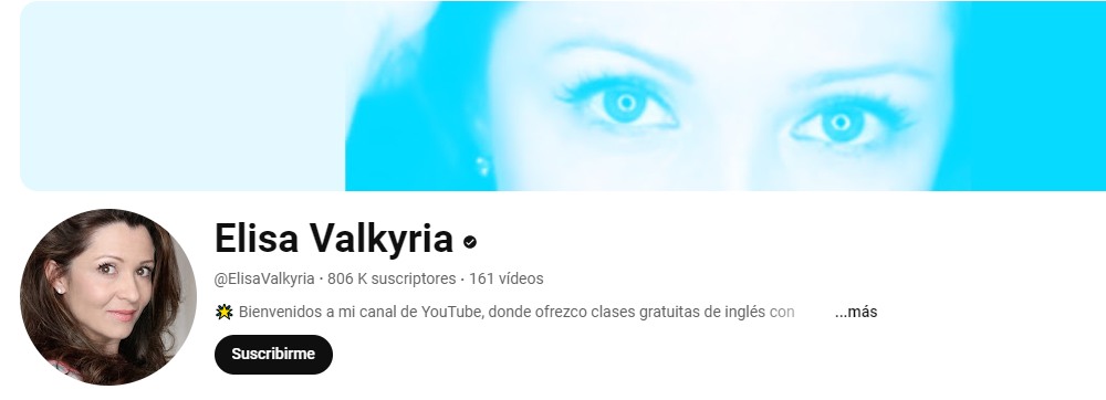Los 8 mejores canales de YouTube para aprender inglés en 2024 9 elisa valkyria aprender ingles