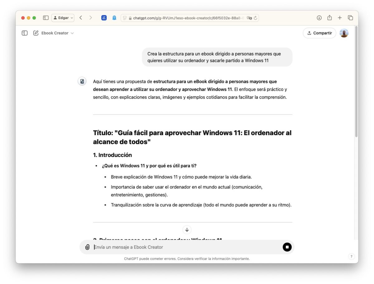 Este es el truco definitivo con el que he podido escribir un e-book con ChatGPT 4 Este es el truco definitivo con el que he podido escribir un e-book con ChatGPT 1