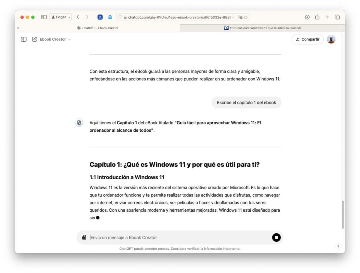 Este es el truco definitivo con el que he podido escribir un e-book con ChatGPT 5 Este es el truco definitivo con el que he podido escribir un e-book con ChatGPT 2
