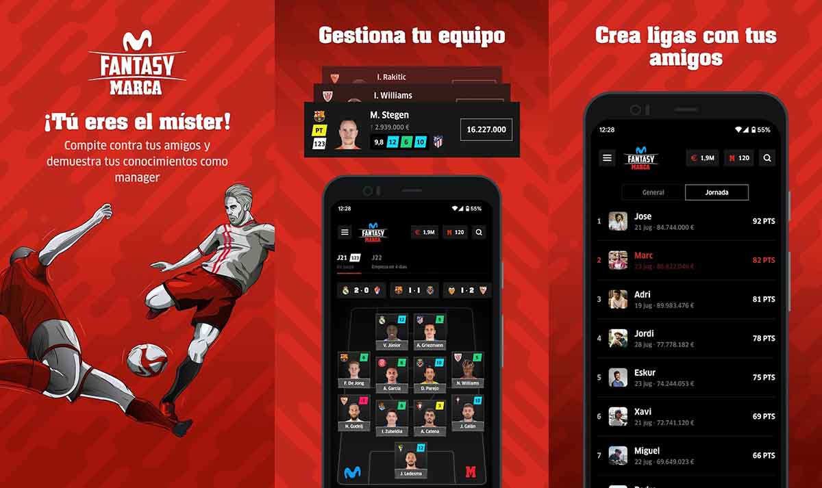Los 7 mejores Fantasy Football de Liga y Champions League para jugar en 2024 4 fantasy marca
