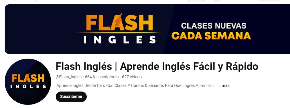 Los 8 mejores canales de YouTube para aprender inglés en 2024 2 flash ingles youtube