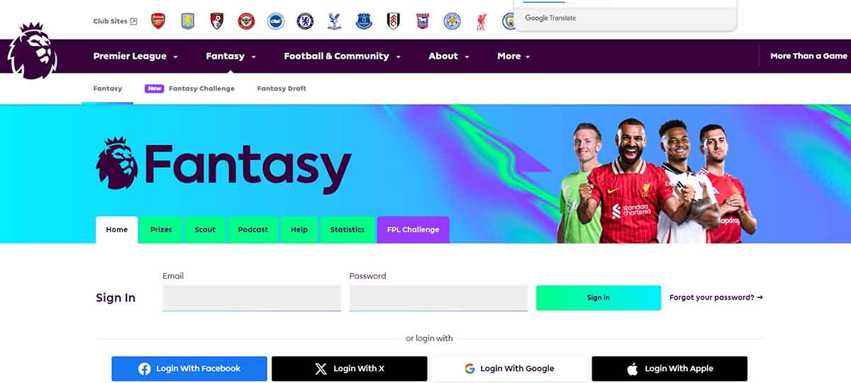 Los 7 mejores Fantasy Football de Liga y Champions League para jugar en 2024 6 premier league fantasy