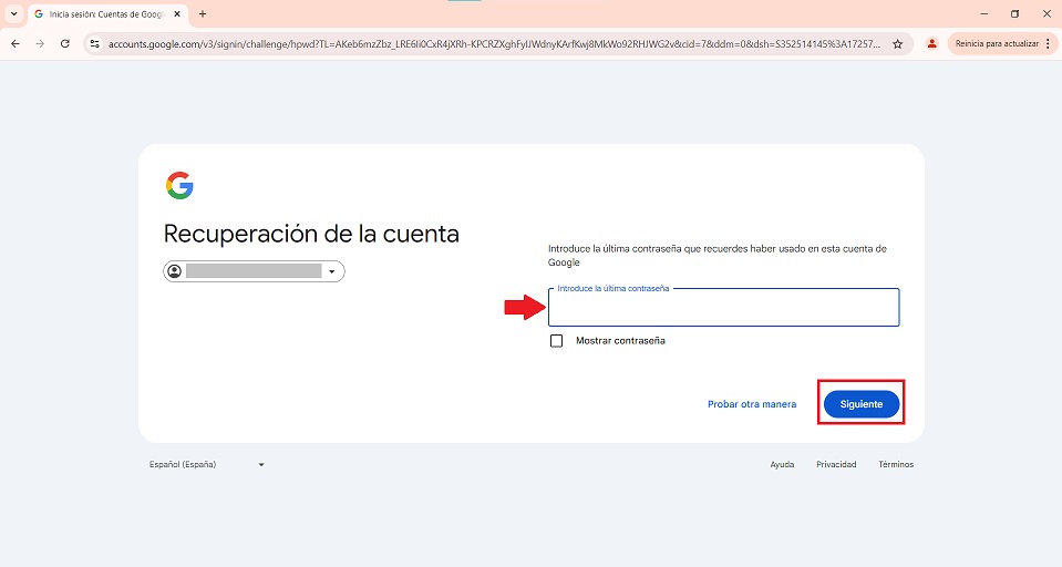 Cómo eliminar una cuenta de Google para siempre: tutorial paso a paso 12 recuperar una cuenta de google eliminada paso 3b