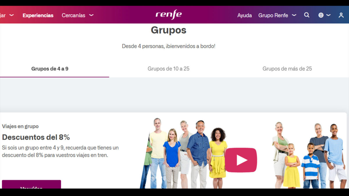 Consejos fiables para comprar billetes de tren baratos en España: viaja en grupo