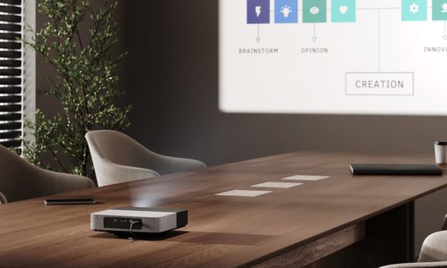 Loewe We. BEAM, un proyector láser portátil con hasta 120 pulgadas y ajuste automático de pantalla