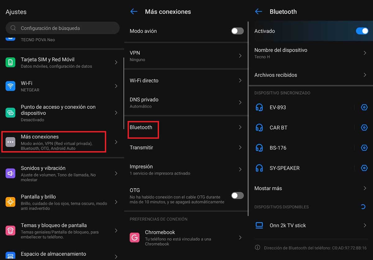 Por qué Android Auto no funciona en mi coche: 6 causas y posibles soluciones 3 bluetooth android auto