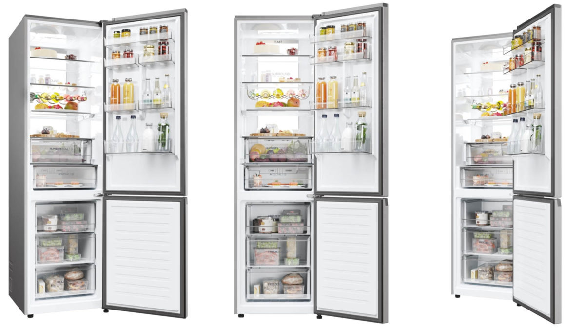 Haier Combi 2D 60 Series 7 Pro, un frigorífico cargado de tecnología con eficiencia energética Clase A -20% 10 Cajones especiales que conservan por más tiempo tus alimentos