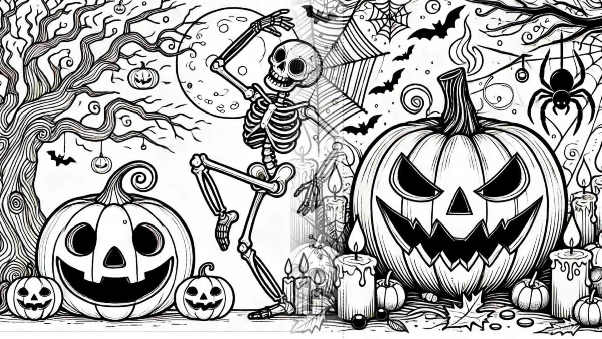 10 dibujos de Halloween de calabaza para colorear