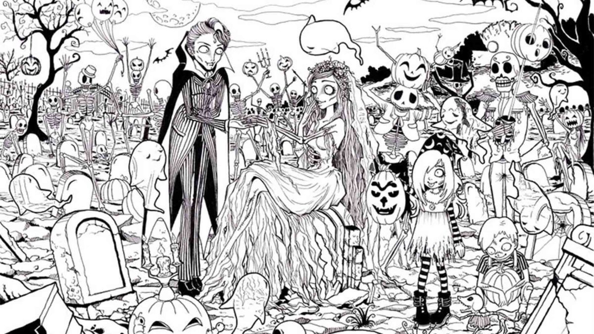 10 dibujos de Halloween de terror