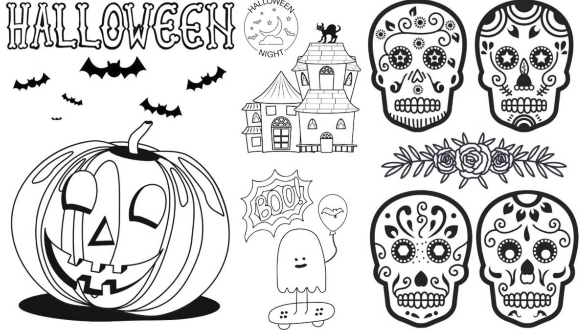 10 dibujos de Halloween para colorear