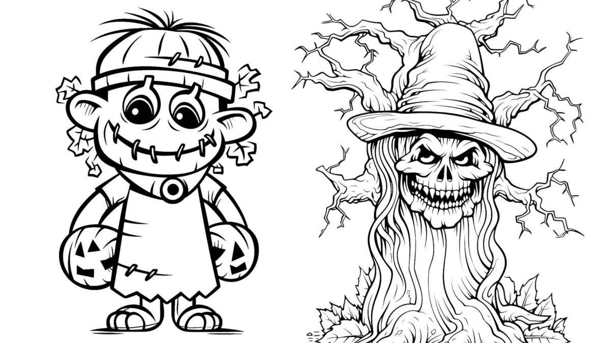 10 dibujos de Halloween para colorear e imprimir