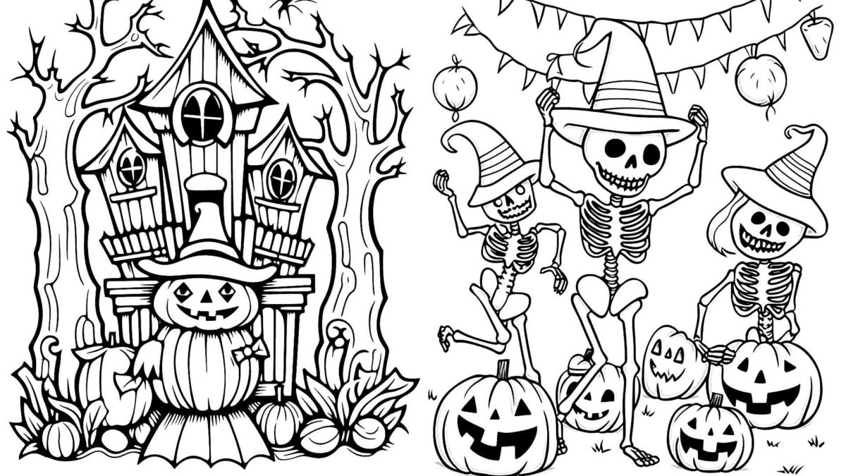 10 dibujos de Halloween para imprimir